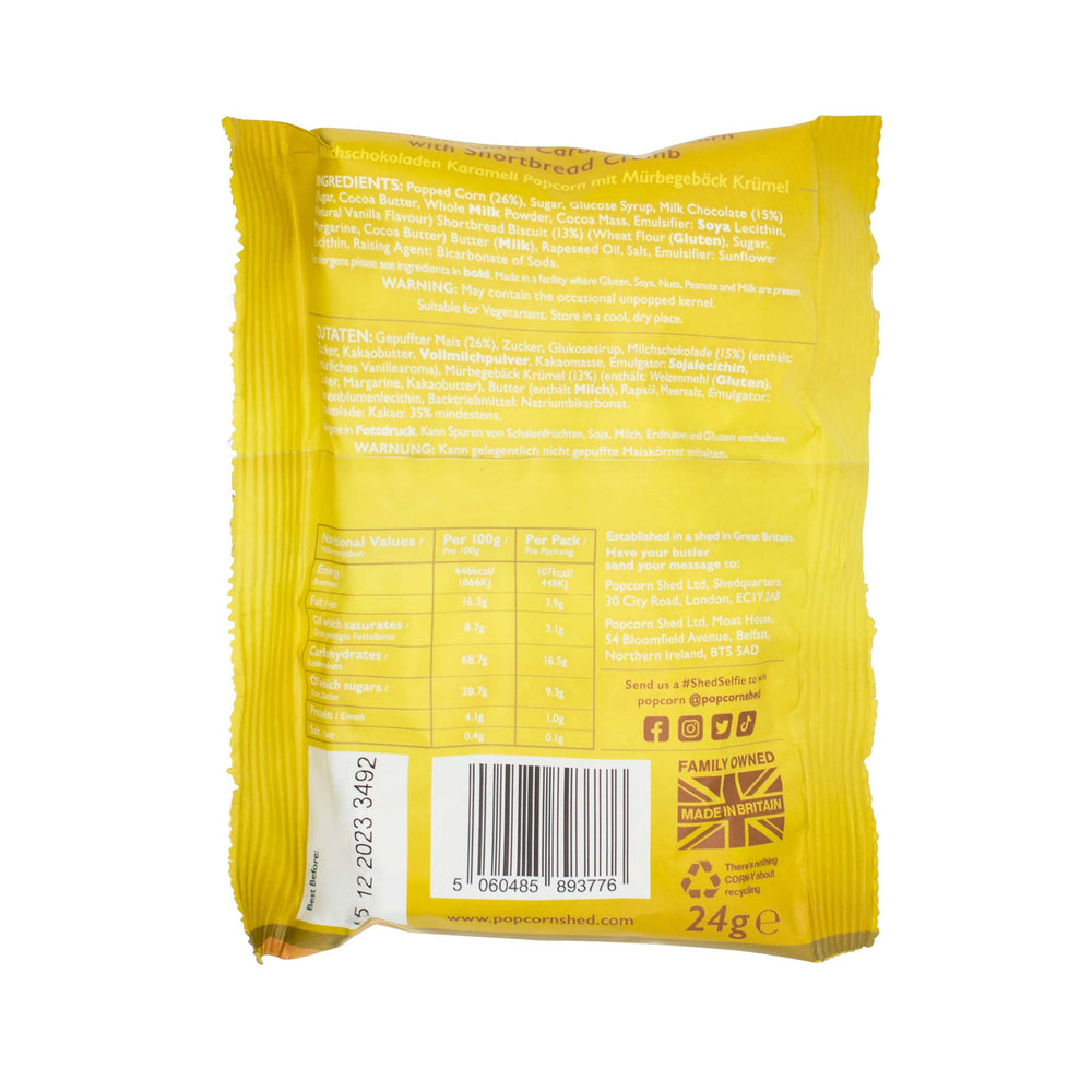 Millionaire's Shortbread Popcorn Snack Packs | 16 Pack